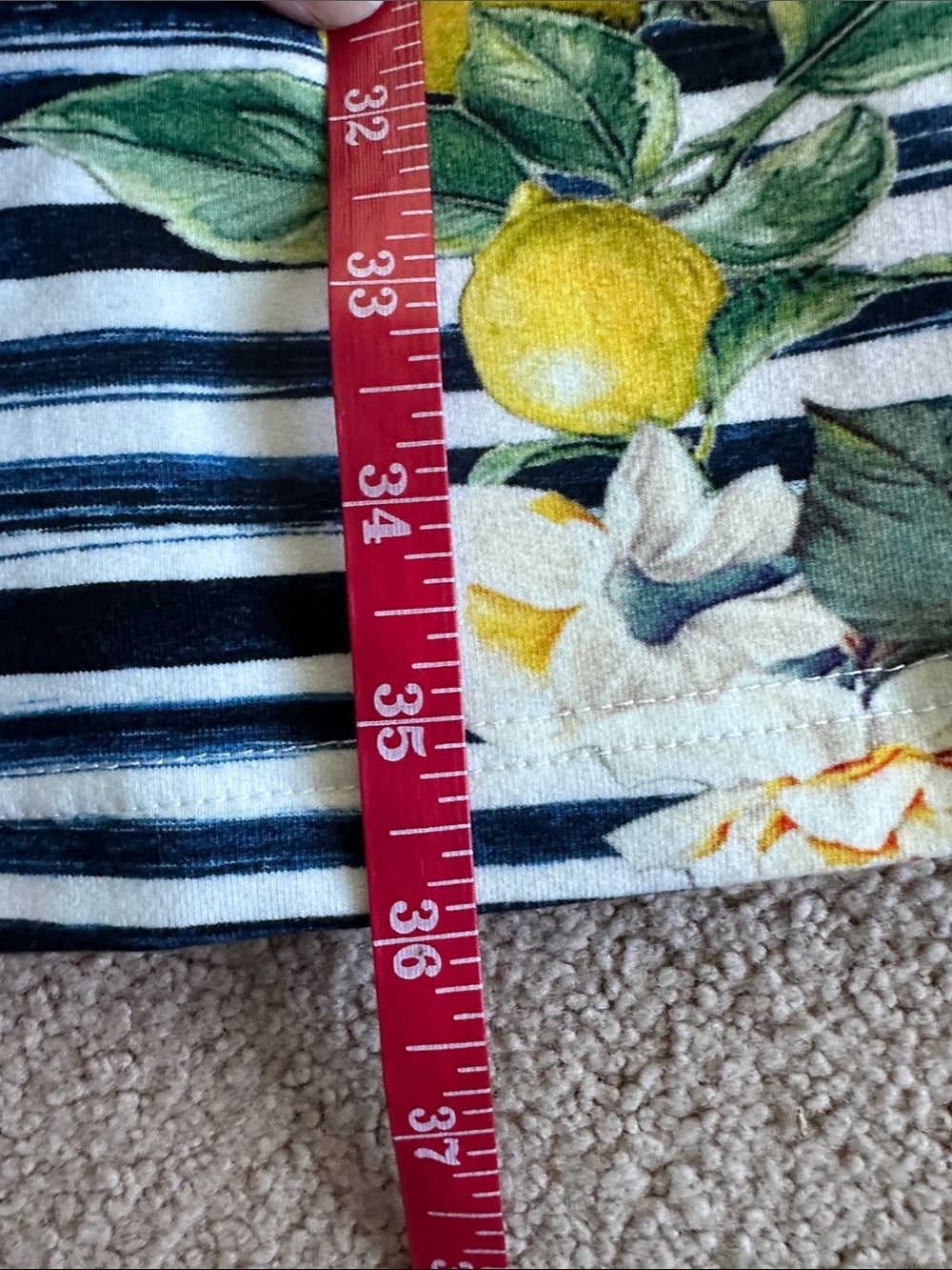 Boston proper lemon print dress - Picture 9 of 13